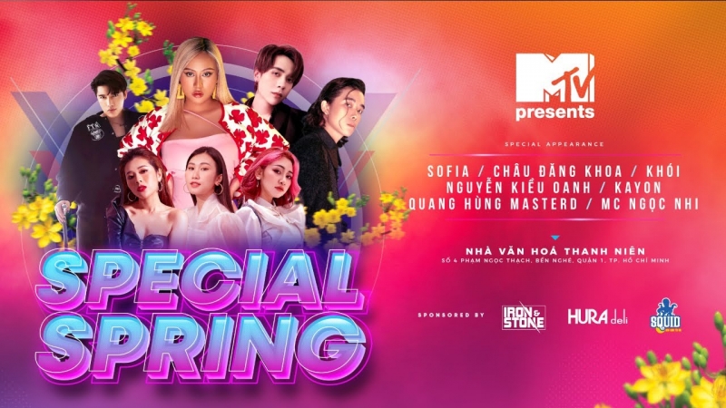Chào đón mùa xuân cùng với đêm nhạc "MTV Special Spring"
